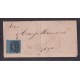 ARGENTINA 1856 GJ 1 CORRIENTES CARTA PLIEGO COMPLETO CIRCULADO DESDE ESQUINA A GOYA EN 30/12/1861 CON INTERESANTE TEXTO SOBRE EL ESTADO DEL RIO Y EL COMERCIO SON RAROS LOS PLIEGOS COMPLETOS U$ 450 HERMOSA